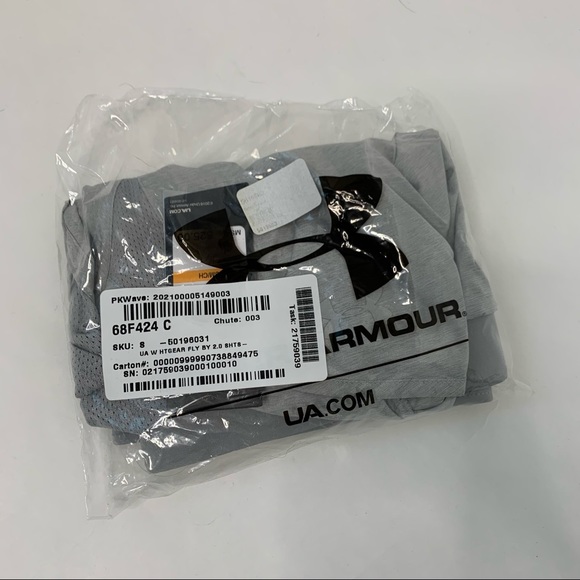 Under Armour NWT Women's Fly By 2.0 Wolf Gray Running Athletic Shorts, Size S - Picture 2 of 4